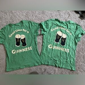 Pack of 2! Womens style Guinness with Pint Design - mediums